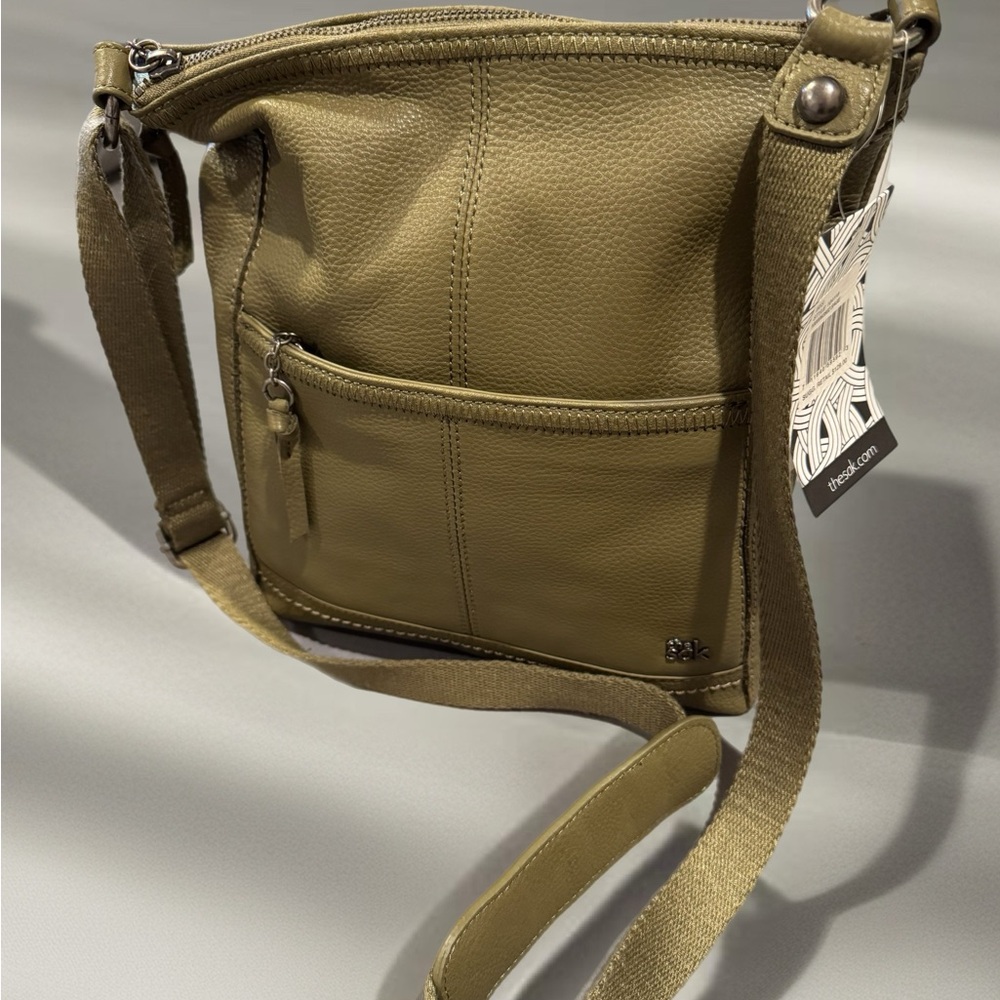 The Sak Sage Green Crossbody Bag